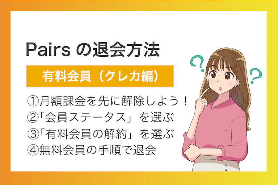 Pairs ペアーズ が退会できない 退会する方法と注意点を解説 Ravitラボ